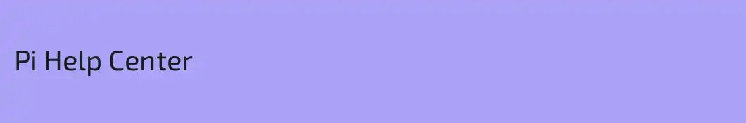 Pi Help Center